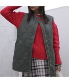 【グリーンパークス/Green Parks】のキルティングZIPベスト 人気、トレンドファッション・服の通販 founy(ファニー) ファッション Fashion レディースファッション WOMEN アウター Coat Outerwear トップス・カットソー Tops/Tshirt ベスト/ジレ Gilets/Vests A/W・秋冬 Aw・Autumn/Winter・Fw・Fall-Winter キルティング Quilting ベスト Vest ボトム Bottom ポケット Pocket ライニング Lining thumbnail Khaki|ID: prp329100004208725 ipo3291000000029279663