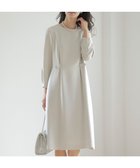 【ジェイ プレス/J.PRESS】の【セットアップ対応・洗える】セラテリーダブルクロス ワンピース グレージュ系|ID: prp329100004208732 ipo3291000000033408822