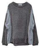 【グリーンパークス/Green Parks】のベロアドッキングプルオーバー 人気、トレンドファッション・服の通販 founy(ファニー) ファッション Fashion レディースファッション WOMEN トップス・カットソー Tops/Tshirt ニット Knit Tops プルオーバー Pullover ベロア Velour NEW・新作・新着・新入荷 New Arrivals A/W・秋冬 Aw・Autumn/Winter・Fw・Fall-Winter おすすめ Recommend セーター Sweater ドッキング Docking ベロア Velor ポケット Pocket エレガント 上品 Elegant thumbnail Gray|ID: prp329100004208768 ipo3291000000029179357