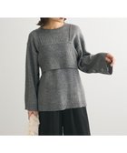 【グリーンパークス/Green Parks】のSET2点 ニットキャミ+ニットチュニック 人気、トレンドファッション・服の通販 founy(ファニー) ファッション Fashion レディースファッション WOMEN ワンピース Dress チュニック Tunic NEW・新作・新着・新入荷 New Arrivals A/W・秋冬 Aw・Autumn/Winter・Fw・Fall-Winter おすすめ Recommend チュニック Tunic フェミニン Feminine ポケット Pocket thumbnail Gray Mixture|ID: prp329100004208798 ipo3291000000029180208