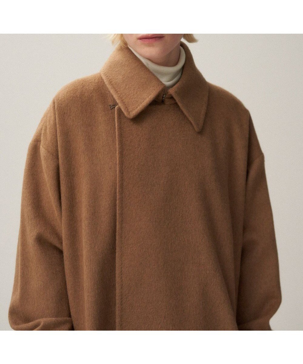 【エイトン/ATON】のPURE CAMEL ローデンコート 人気、トレンドファッション・服の通販 founy(ファニー) 　ファッション　Fashion　レディースファッション　WOMEN　アウター　Coat Outerwear　コート　Coats　ジャケット　Jackets　カシミヤ　Cashmere　ショルダー　Shoulder　ジャケット　Jacket　定番　Standard　ファブリック　Fabric　プリーツ　Pleats　防寒　Cold Protection　冬　Winter　A/W・秋冬　Aw・Autumn/Winter・Fw・Fall-Winter　NEW・新作・新着・新入荷　New Arrivals　夏　Summer　 other-1|ID: prp329100004208804 ipo3291000000029180231