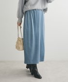 【グリーンパークス/Green Parks】のラメベロアIラインスカート 人気、トレンドファッション・服の通販 founy(ファニー) ファッション Fashion レディースファッション WOMEN スカート Skirt NEW・新作・新着・新入荷 New Arrivals A/W・秋冬 Aw・Autumn/Winter・Fw・Fall-Winter おすすめ Recommend スリット Slit ベロア Velor ポケット Pocket thumbnail Sax|ID: prp329100004210670 ipo3291000000029195648