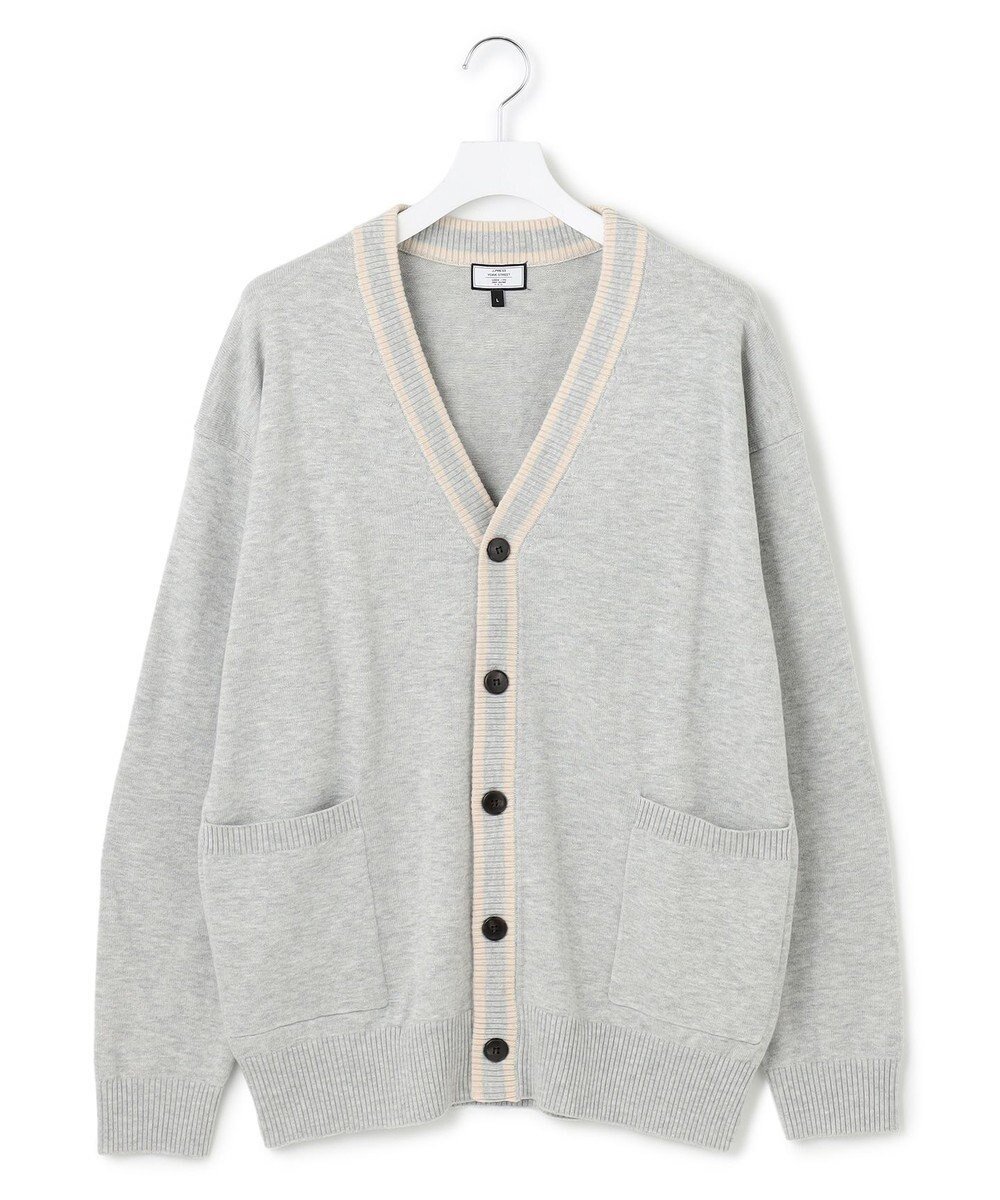 【ジェイプレスヨークストリート/J.PRESS YORK STREET】の【UNISEX】ANTI PILLING WOOL Vネックカーディガン インテリア・キッズ・メンズ・レディースファッション・服の通販 founy(ファニー) 　ファッション　Fashion　レディースファッション　WOMEN　トップス・カットソー　Tops/Tshirt　カーディガン　Cardigans　Vネック　V-Neck　ユニセックス　Unisex　カーディガン　Cardigan　ストレッチ　Stretch　ボトム　Bottom　A/W・秋冬　Aw・Autumn/Winter・Fw・Fall-Winter　ライトグレー系|ID: prp329100004210735 ipo3291000000031971877