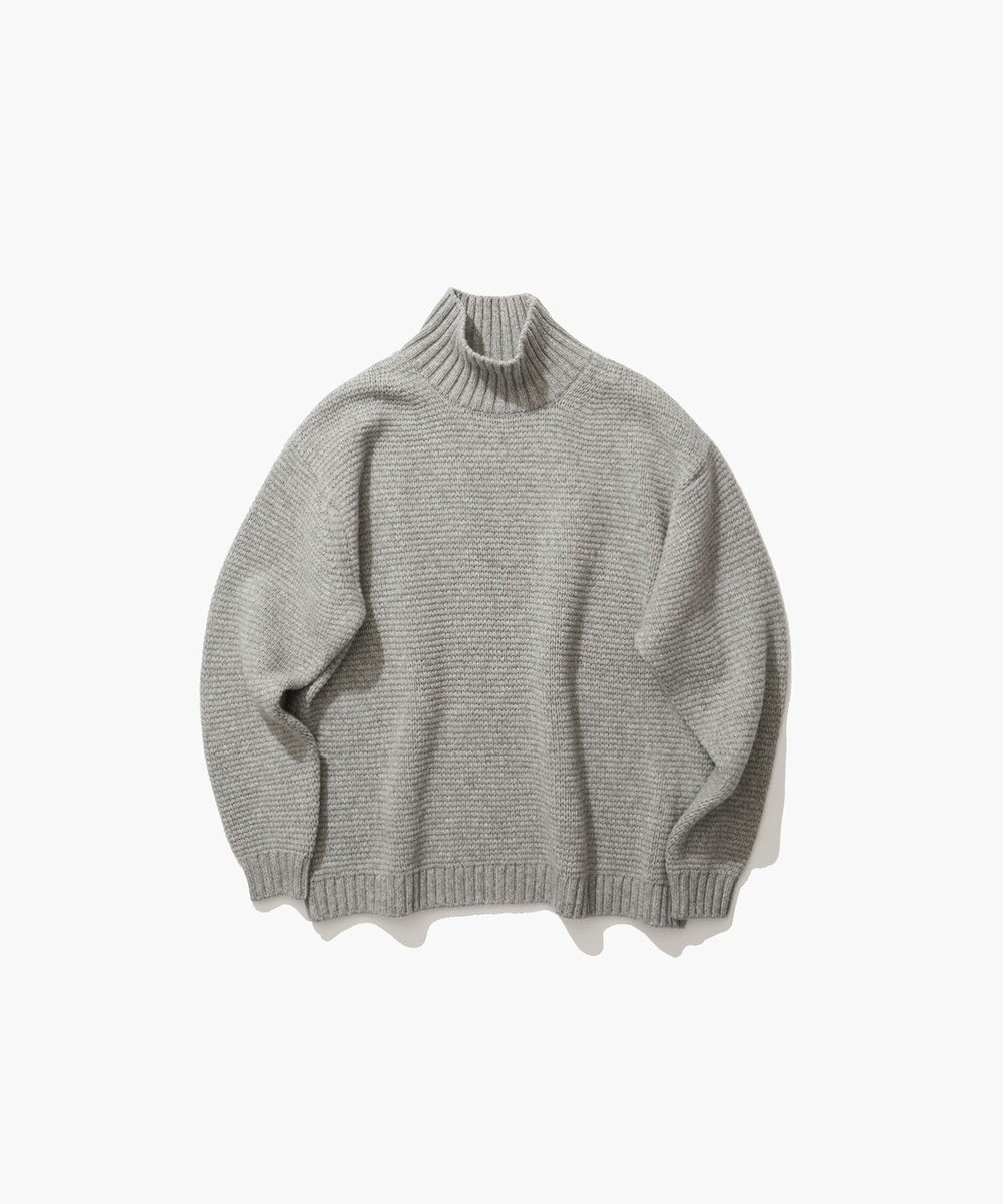 【エイトン/ATON】のLAMBS WOOL ボトルネックセーター - UNISEX インテリア・キッズ・メンズ・レディースファッション・服の通販 founy(ファニー) 　ファッション　Fashion　レディースファッション　WOMEN　トップス・カットソー　Tops/Tshirt　ニット　Knit Tops　NEW・新作・新着・新入荷　New Arrivals　A/W・秋冬　Aw・Autumn/Winter・Fw・Fall-Winter　ユニセックス　Unisex　スウェット　Sweat　セーター　Sweater　ボトルネック　Bottleneck　リラックス　Relax　GRAY|ID: prp329100004210768 ipo3291000000029196333