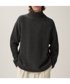 【エイトン/ATON】のLAMBS WOOL ボトルネックセーター - UNISEX 人気、トレンドファッション・服の通販 founy(ファニー) ファッション Fashion レディースファッション WOMEN トップス・カットソー Tops/Tshirt ニット Knit Tops NEW・新作・新着・新入荷 New Arrivals A/W・秋冬 Aw・Autumn/Winter・Fw・Fall-Winter ユニセックス Unisex スウェット Sweat セーター Sweater ボトルネック Bottleneck リラックス Relax thumbnail CHARCOAL GRAY|ID: prp329100004210768 ipo3291000000029196334