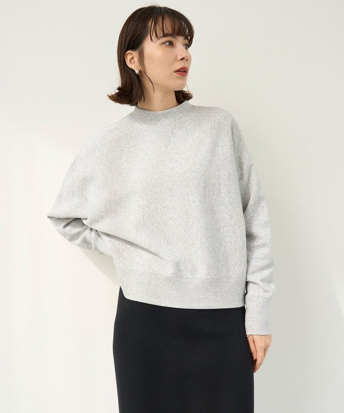 【アンフィーロ 自由区/UNFILO】の裏起毛スウェット クルーネック インテリア・キッズ・メンズ・レディースファッション・服の通販 founy(ファニー) https://founy.com/ ファッション Fashion レディースファッション Fashion for Women トップス・カットソー Cut & Sew Tops レディースパーカー・カジュアルフーディー Casual Hoodies & Sweatshirts スウェット・クルーネックトップス Sweatshirts & Crewnecks / Relaxed Fit Sweat Tops クロップド Cropped, Short Length シンプル Simple, Minimal スウェット / スエット Sweatshirt, Sweatwear トレンド Trend, Trending Now モックネック Mock Neck, Short Turtleneck A/W・秋冬 Autumn/Winter |ID: prp329100004211004 ipo3291000000035608145