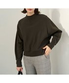 【アンフィーロ 自由区/UNFILO】の裏起毛スウェット クルーネック オリーブグリーン|ID: prp329100004211004 ipo3291000000035608147