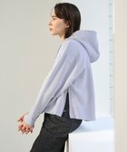【アンフィーロ 自由区/UNFILO】の【洗える】裏起毛スウェット フーディー サックス|ID: prp329100004211007 ipo3291000000032655174