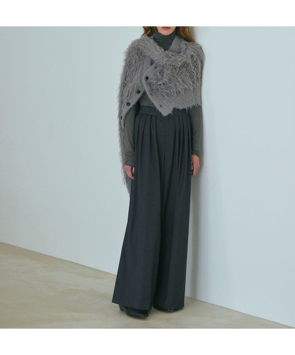 【ネイヴ/NAVE】の【ReNAVE・洗える】4タックワイドパンツ インテリア・キッズ・メンズ・レディースファッション・服の通販 founy(ファニー)  ファッション Fashion レディースファッション Fashion for Women パンツ Pants & Trousers ウォッシャブル Machine Washable 洗える Machine Washable ギャザー Gathered, Ruffled 今季 This Season, Current Season ストレッチ Stretch, Stretchy Fabric とろみ Fluid, Flowy Fabric フロント Front, Front Design ポケット Pocket, Pocket Detail リラックス Relax, Relaxed Fit ワイド Wide, Wide Fit A/W・秋冬 Autumn/Winter エレガント 上品 Elegant グレー系|ID: prp329100004211009 ipo3291000000034232908