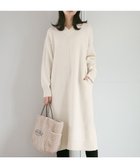 【23区/NIJYUSANKU】の【SLOW/一部店舗限定】ニットトータル Vネック ワンピース ホワイト系|ID: prp329100004211082 ipo3291000000029198131