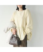 【クラフトスタンダードブティック/CRAFT STANDARD BOUTIQUE】のボリュームスリーブウエストギャザーチュニック Ivory|ID: prp329100004211114 ipo3291000000029410224