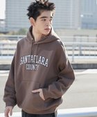 【ウィゴー/WEGO / MEN】のワッペンロゴパーカー ブラウン|ID: prp329100004211721 ipo3291000000029830207