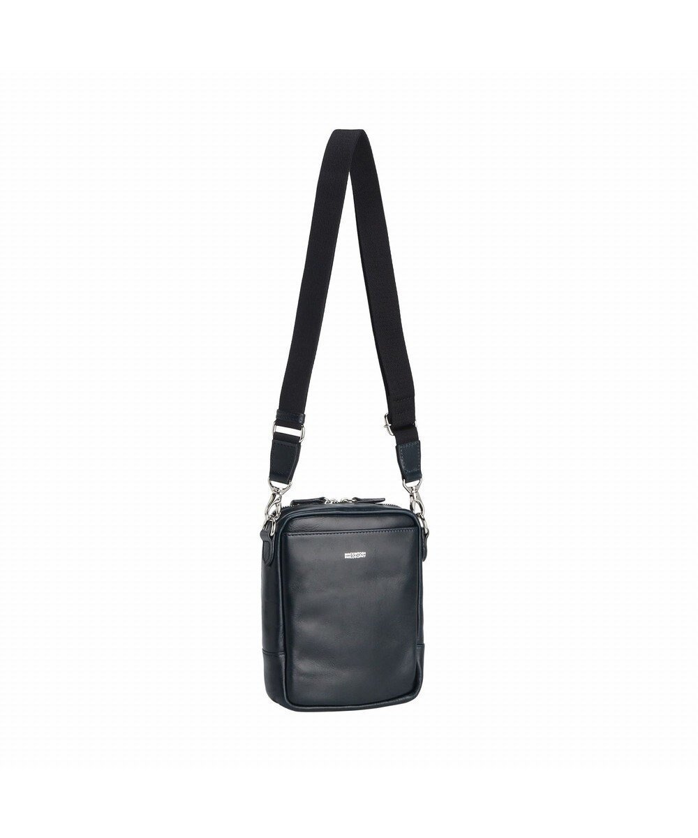 【エース バッグズ アンド ラゲッジ/ACE BAGS & LUGGAGE / MEN】のMACKINTOSH PHILOSOPHY ブレイヴァル ショルダーバッグ 本革 73122 マッキントッシュフィロソフィー インテリア・キッズ・メンズ・レディースファッション・服の通販 founy(ファニー) 　ファッション　Fashion　メンズファッション　MEN　バッグ　Bag/Men　NEW・新作・新着・新入荷　New Arrivals　オイル　Oil　ショルダー　Shoulder　スマート　Smart　ハンカチ　Handkerchief　ポケット　Pocket　ポーチ　Pouch　人気　Popularity　ネイビー|ID: prp329100004211728 ipo3291000000029205231