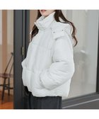 【ウィゴー/WEGO】の【2WAY/あったかい】2WAYパディングブルゾン 人気、トレンドファッション・服の通販 founy(ファニー) ファッション Fashion レディースファッション WOMEN アウター Coat Outerwear コート Coats ジャケット Jackets ブルゾン Blouson/Jackets ジャケット Jacket スマホ Smartphone タイトスカート Tight Skirt ダウン Down 定番 Standard ボトム Bottom マフラー Scarf ロング Long 冬 Winter A/W・秋冬 Aw・Autumn/Winter・Fw・Fall-Winter NEW・新作・新着・新入荷 New Arrivals おすすめ Recommend thumbnail ホワイト|ID: prp329100004211732 ipo3291000000029205270