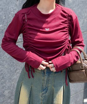 【ウィゴー/WEGO】のカットアウトドロストバタフライT 人気、トレンドファッション・服の通販 founy(ファニー) ファッション Fashion レディースファッション WOMEN トップス・カットソー Tops/Tshirt シャツ/ブラウス Shirts/Blouses ロング / Tシャツ T-Shirts カットソー Cut and Sewn NEW・新作・新着・新入荷 New Arrivals A/W・秋冬 Aw・Autumn/Winter・Fw・Fall-Winter おすすめ Recommend カットソー Cut And Sew スマホ Smartphone バタフライ Butterfly ブローチ Brooch ミニスカート Mini Skirt モチーフ Motif ロング Long 冬 Winter 秋 Autumn/Fall |ID:prp329100004211748