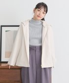 【アースミュージックアンドエコロジー/earth music&ecology】の2Wayフードショートコート 人気、トレンドファッション・服の通販 founy(ファニー) ファッション Fashion レディースファッション WOMEN アウター Coat Outerwear コート Coats ジャケット Jackets NEW・新作・新着・新入荷 New Arrivals A/W・秋冬 Aw・Autumn/Winter・Fw・Fall-Winter コンシャス Conscious ジップ Zip ジャケット Jacket フォルム Form プレーン Plane ポケット Pocket メタル Metal ワイド Wide エレガント 上品 Elegant thumbnail Ivory|ID: prp329100004211796 ipo3291000000029205719