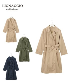 【ムーンバット/MOONBAT】の【撥水】LIGNAGGIO ベルト付トレンチコート 人気、トレンドファッション・服の通販 founy(ファニー) ファッション Fashion レディースファッション WOMEN アウター Coat Outerwear コート Coats トレンチコート Trench Coats ポンチョ Ponchos ベルト Belts NEW・新作・新着・新入荷 New Arrivals バランス Balance ポンチョ Poncho エレガント 上品 Elegant |ID:prp329100004214081