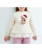 【エニファム/any FAM / KIDS】の裏シャギーレイヤード風トレーナー 人気、トレンドファッション・服の通販 founy(ファニー) ファッション Fashion キッズファッション KIDS トップス・カットソー Tops/Tees/Kids スウェット Sweat スパンコール Sequins トレーナー Trainer ドッキング Docking ネコ Cat パール Pearl ポケット Pocket モチーフ Motif リボン Ribbon A/W・秋冬 Aw・Autumn/Winter・Fw・Fall-Winter 再入荷 Restock/Back In Stock/Re Arrival NEW・新作・新着・新入荷 New Arrivals thumbnail エクリュ(クマ)|ID: prp329100004214963 ipo3291000000029243640