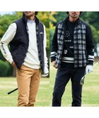 【23区 ゴルフ/23区GOLF / MEN】の【MEN】両面使える!チェック×無地 ダウンベスト ブラック系|ID: prp329100004214985 ipo3291000000029971307