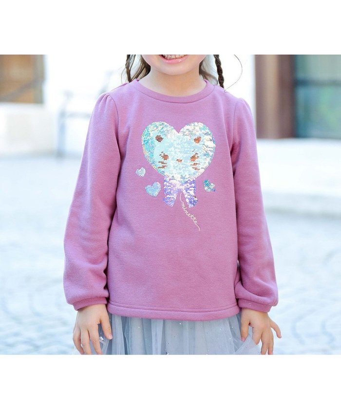 【エニファム/any FAM / KIDS】の裏シャギーミラクルスパンコールトレーナー インテリア・キッズ・メンズ・レディースファッション・服の通販 founy(ファニー) https://founy.com/ ファッション Fashion キッズファッション KIDS トップス・カットソー Tops/Tees/Kids 洗える Washable スウェット Sweat スパンコール Sequins 定番 Standard ネコ Cat ポケット Pocket ローズ Rose A/W・秋冬 Aw・Autumn/Winter・Fw・Fall-Winter |ID: prp329100004216104 ipo3291000000031950555