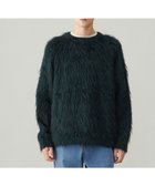 【アンフィーロ/UNFILO / MEN】のシャギー クルーネックニット ダークグリーン|ID: prp329100004216108 ipo3291000000029242304