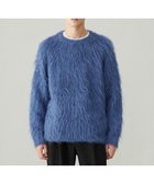 【アンフィーロ/UNFILO / MEN】のシャギー クルーネックニット ブルー|ID: prp329100004216108 ipo3291000000029242305