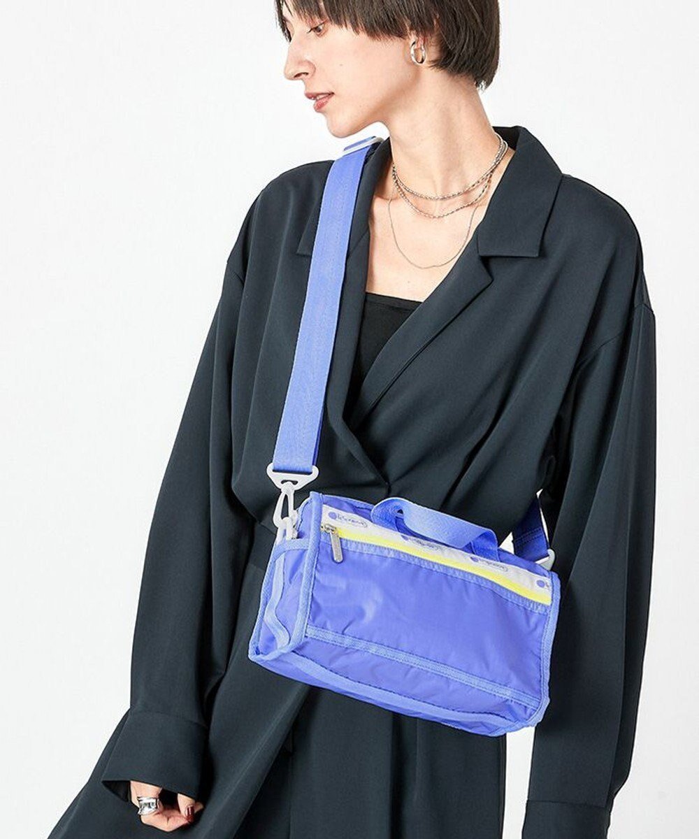 【レスポートサック/LeSportsac】のMINI DUFFEL CROSSBODY/ディープペリウィンクル 人気、トレンドファッション・服の通販 founy(ファニー) 　ファッション　Fashion　レディースファッション　WOMEN　アウトドア　Outdoor　イエロー　Yellow　軽量　Lightweight　財布　Wallet　ハンドバッグ　Handbag　パープル　Purple　プリント　Print　ボストン　Boston　ボストンバッグ　Boston Bag　ポケット　Pocket　ポシェット　Pochette　無地　Plain Color　ラップ　Wrap　NEW・新作・新着・新入荷　New Arrivals　おすすめ　Recommend　旅行　Travel　 other-1|ID: prp329100004216135 ipo3291000000029242360