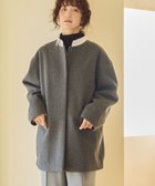 【アメリカンホリック/AMERICAN HOLIC】のリサイクル中空糸ノーカラーコート Gray Mixture|ID:prp329100004216213