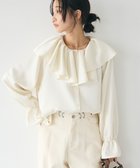 【クラフトスタンダードブティック/CRAFT STANDARD BOUTIQUE】のフリル衿ブラウス Ivory|ID: prp329100004217476 ipo3291000000029253625