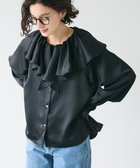 【クラフトスタンダードブティック/CRAFT STANDARD BOUTIQUE】のフリル衿ブラウス Black|ID: prp329100004217476 ipo3291000000029253626