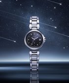 【シチズン/CITIZEN】の【流星群がテーマの限定モデル】星の輝きが夜空を照らし神秘的に軌跡を描く流星群をデザインに落としこんだ電波時計 シルバー|ID: prp329100004217531 ipo3291000000029254005