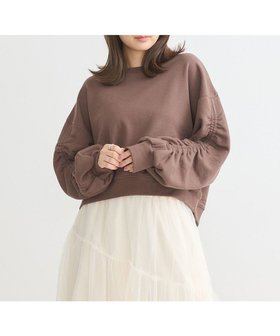 【アースミュージックアンドエコロジー/earth music&ecology】のドロストスリーブスウェット 人気、トレンドファッション・服の通販 founy(ファニー) ファッション Fashion レディースファッション WOMEN トップス・カットソー Tops/Tshirt パーカ Sweats スウェット Sweat NEW・新作・新着・新入荷 New Arrivals A/W・秋冬 Aw・Autumn/Winter・Fw・Fall-Winter おすすめ Recommend シャーリング Shirring ショルダー Shoulder シンプル Simple スウェット Sweat トレンド Trend ドロップ Drop フェミニン Feminine フォルム Form ボックス Box ボトム Bottom ポケット Pocket ワイド Wide |ID:prp329100004222663