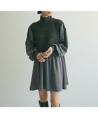 【グリーンパークス/Green Parks】のa.布帛切り替えニットミニワンピース 人気、トレンドファッション・服の通販 founy(ファニー) ファッション Fashion レディースファッション WOMEN ワンピース Dress NEW・新作・新着・新入荷 New Arrivals A/W・秋冬 Aw・Autumn/Winter・Fw・Fall-Winter おすすめ Recommend ギャザー Gather ドッキング Docking ハイネック High Neck ポケット Pocket thumbnail Gray|ID: prp329100004222671 ipo3291000000029267604