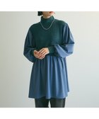 【グリーンパークス/Green Parks】のa.布帛切り替えニットミニワンピース 人気、トレンドファッション・服の通販 founy(ファニー) ファッション Fashion レディースファッション WOMEN ワンピース Dress NEW・新作・新着・新入荷 New Arrivals A/W・秋冬 Aw・Autumn/Winter・Fw・Fall-Winter おすすめ Recommend ギャザー Gather ドッキング Docking ハイネック High Neck ポケット Pocket thumbnail Blue|ID: prp329100004222671 ipo3291000000029267609