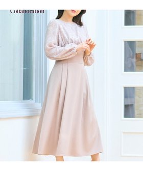 【フェルゥ/Feroux】の【先行予約・尾﨑真衣さんコラボ商品】コルセットデザイン 綺麗シルエット ワンピース 人気、トレンドファッション・服の通販 founy(ファニー) ファッション Fashion レディースファッション WOMEN ワンピース Dress コラボ Collaboration コルセット Corset ツイル Twill ドッキング Docking フレア Flare 冬 Winter A/W・秋冬 Aw・Autumn/Winter・Fw・Fall-Winter NEW・新作・新着・新入荷 New Arrivals エレガント 上品 Elegant |ID:prp329100004222713