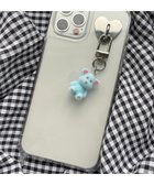 【ウィゴー/WEGO】のフロッキーカラフルベアキーホルダー ブルー|ID: prp329100004225285 ipo3291000000029382495