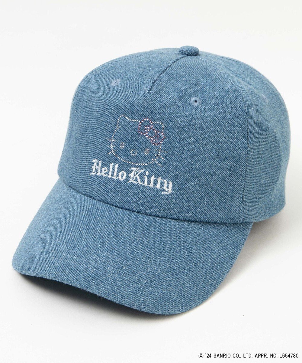 【ウィゴー/WEGO】の【サンリオ】HELLOKITTYコラボデニムキャップ 人気、トレンドファッション・服の通販 founy(ファニー) 　ファッション　Fashion　レディースファッション　WOMEN　帽子　Hats　NEW・新作・新着・新入荷　New Arrivals　キャップ　Cap　コラボ　Collaboration　スマホ　Smartphone　デニム　Denim　トレンド　Trend　帽子　Hat　 other-1|ID: prp329100004229296 ipo3291000000029298776