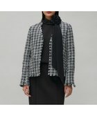 【アイシービー/iCB】の【CLASSY.1月号掲載】ルレックスツイード ノーカラージャケット ブラック×オフホワイト系|ID:prp329100004230988