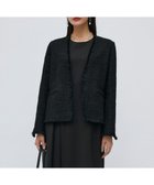 【アイシービー/iCB】の【CLASSY.1月号掲載】ルレックスツイード ノーカラージャケット ブラック系|ID: prp329100004230988 ipo3291000000032453072