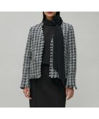 【アイシービー/iCB】の【CLASSY.1月号掲載】ルレックスツイード ノーカラージャケット ブラック×オフホワイト系|ID: prp329100004230988 ipo3291000000035571944
