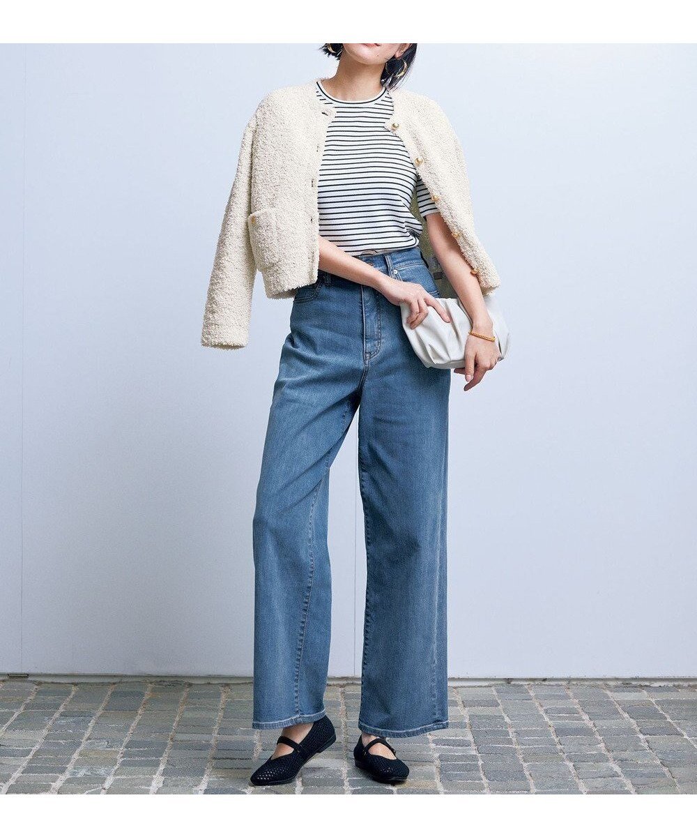【アンフィーロ 自由区/UNFILO】の【UNFILO DENIM】撥水 ワイドストレートデニム 人気、トレンドファッション・服の通販 founy(ファニー) 　ファッション　Fashion　レディースファッション　Fashion for Women　パンツ　Pants & Trousers　デニムパンツ・ジーンズ・美脚デニム　Denim Jeans & Pants　ストレッチ　Stretch, Stretchy Fabric　ストレート　Straight, Straight Cut　デニム　Denim, Jeans Material　ハイライズ　High Rise, High Waist　ワイド　Wide, Wide Fit　A/W・秋冬　Autumn/Winter　S/S・春夏　SS, Spring/Summer, Warm Season　夏　Summer　 other-1|ID: prp329100004231009 ipo3291000000032358102
