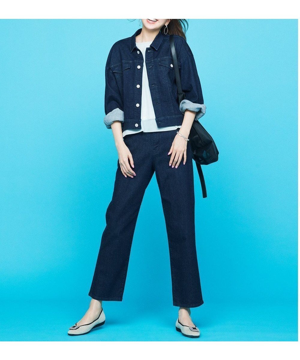 【アンフィーロ 自由区/UNFILO】の【UNFILO DENIM】撥水 テーパードデニム インテリア・キッズ・メンズ・レディースファッション・服の通販 founy(ファニー) 　ファッション　Fashion　レディースファッション　WOMEN　パンツ　Pants　デニムパンツ　Denim Pants　ストレッチ　Stretch　ストレート　Straight　スリム　Slim　雑誌　Magazine　デニム　Denim　フィット　Fit　ワイド　Wide　A/W・秋冬　Aw・Autumn/Winter・Fw・Fall-Winter　S/S・春夏　Ss・Spring/Summer　夏　Summer　インディゴ|ID: prp329100004231010 ipo3291000000031452717