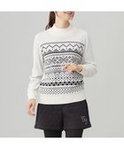 【23区 ゴルフ/NIJYUSANKU GOLF】の【WOMEN】【ウォッシャブル】フェアアイル柄ニット アイボリー系|ID: prp329100004231012 ipo3291000000029317621