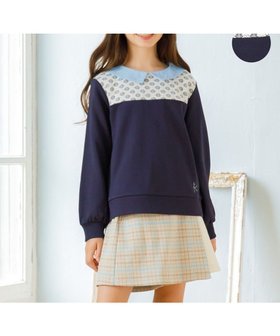 【組曲 / KIDS/KUMIKYOKU】の【110-140㎝】レース トレーナー 人気、トレンドファッション・服の通販 founy(ファニー) ファッション Fashion キッズファッション KIDS トップス・カットソー Tops/Tees/Kids A/W・秋冬 Aw・Autumn/Winter・Fw・Fall-Winter スウェット Sweat トレーナー Trainer ヨーク Yoke ラベンダー Lavender レース Race エレガント 上品 Elegant |ID:prp329100004231881