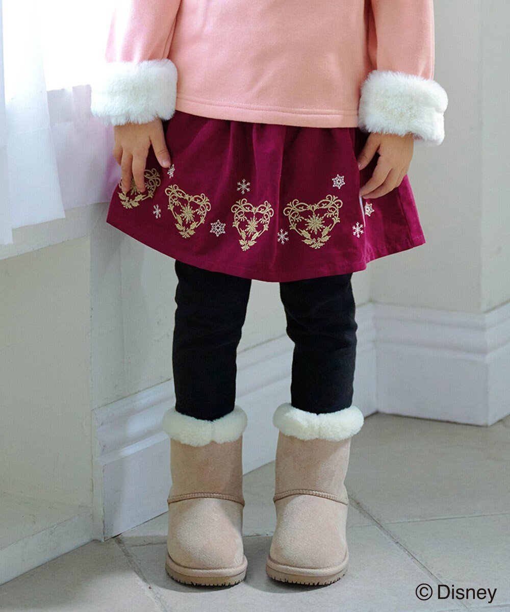 【エニファム/any FAM / KIDS】の【ディズニー/FROZEN】裾刺繍スカッツ インテリア・キッズ・メンズ・レディースファッション・服の通販 founy(ファニー) 　ファッション　Fashion　キッズファッション　KIDS Children’s Clothing　ボトムス　Bottoms/Kids　冬　Winter　A/W・秋冬　Aw・Autumn/Winter・Fw・Fall-Winter　ローズ|ID: prp329100004231892 ipo3291000000032377547