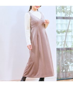 【フェルゥ/Feroux】のベロア ジャンパースカート 人気、トレンドファッション・服の通販 founy(ファニー) ファッション Fashion レディースファッション WOMEN スカート Skirt A/W・秋冬 Aw・Autumn/Winter・Fw・Fall-Winter おすすめ Recommend インナー Inner カッティング Cutting ベロア Velor エレガント 上品 Elegant 冬 Winter |ID:prp329100004231943