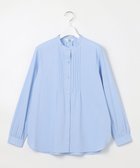 【ジェイ プレス/J.PRESS】の【洗える】BEZコットンナイロン ストライプ ピンタック ブラウス サックスブルー系1|ID:prp329100004231948