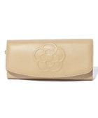 【クレイサス/CLATHAS】のワッフル フラップ長財布 ベージュ|ID: prp329100004231995 ipo3291000000029329338