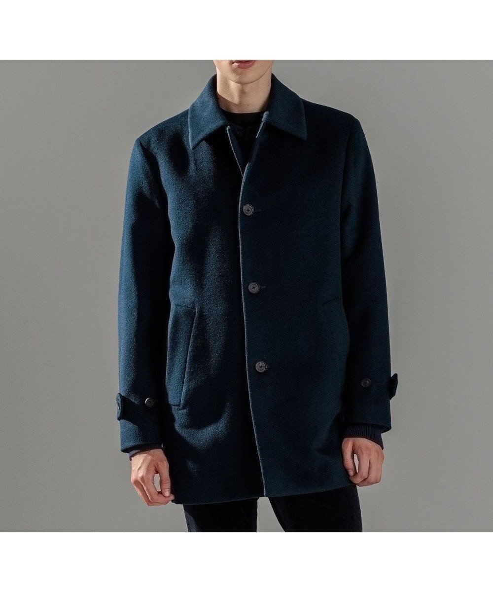 【ジョゼフ オム/JOSEPH HOMME / MEN】のグロッシーウール ステンカラーコート 人気、トレンドファッション・服の通販 founy(ファニー) 　ファッション　Fashion　メンズファッション　MEN　アウター　Coats Outerwear/Men　NEW・新作・新着・新入荷　New Arrivals　A/W・秋冬　Aw・Autumn/Winter・Fw・Fall-Winter　カシミヤ　Cashmere　ジャケット　Jacket　ベーシック　Basic　メルトン　Melton　エレガント 上品　Elegant　 other-1|ID: prp329100004232137 ipo3291000000029330253