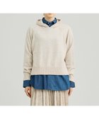 【ジェイプレスヨークストリート/J.PRESS YORK STREET】の【WOMEN】ウールカシミヤ フーディニット 人気、トレンドファッション・服の通販 founy(ファニー) ファッション Fashion レディースファッション WOMEN トップス・カットソー Tops/Tshirt ニット Knit Tops A/W・秋冬 Aw・Autumn/Winter・Fw・Fall-Winter おすすめ Recommend カシミヤ Cashmere シンプル Simple セーター Sweater パターン Pattern フィット Fit リラックス Relax thumbnail ホワイト系|ID: prp329100004232157 ipo3291000000029459011